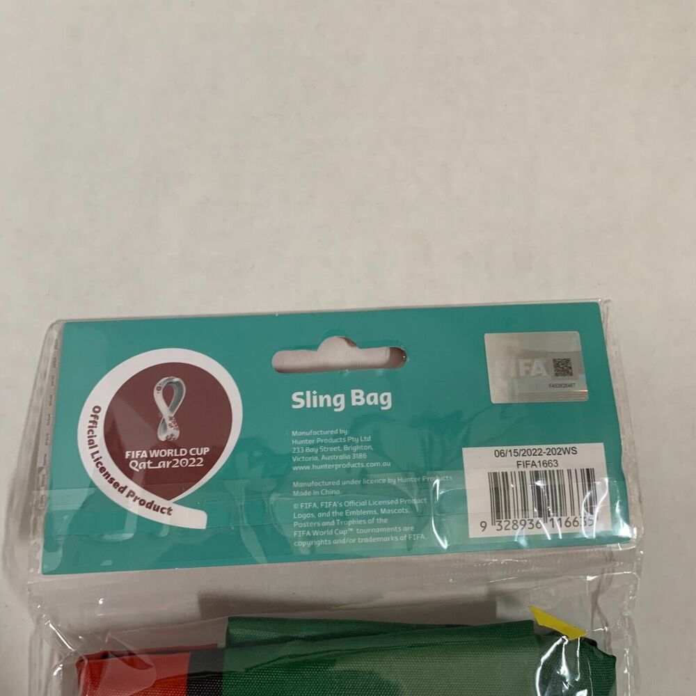 World Cup Qatar 2022 Soccer Mexico Sling Bag 17"x 13.5" Brand New - Picture 5 of 9